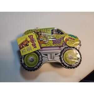 Scooby-Doo Monster Truck Lunch Box Tin Metal 2001 Collectible Container